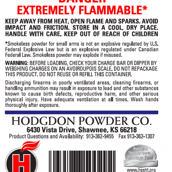 HODGDON H335 - Image 4