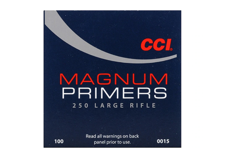 CCI Large Rifle Magnum Primers #250 Box of 1000 (10 Trays of 100)