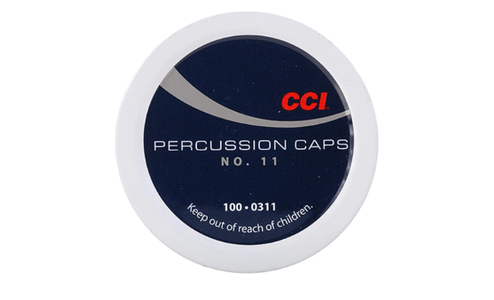CCI #11 Percussion Caps Box of 1000 (10 Cans of 100)