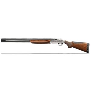 Benelli 828U 12ga 3″ 26″ LH AA-Grade Satin Walnut Engraved Nickel Receiver O/U Break Action Shotgun 10707